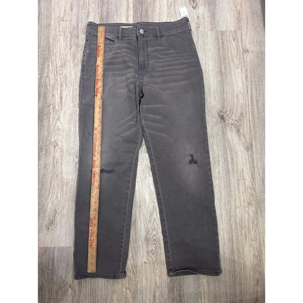 Anthropologie Pilcro The Borrowed Boyfriend Jeans Size 29 Gray Distressed - Picture 6 of 12
